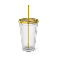 Image 6 of Certified Silly Goose Plastic Tumbler with Straw