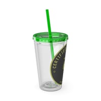 Image 8 of Certified Silly Goose Plastic Tumbler with Straw