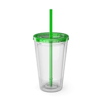 Image 9 of Certified Silly Goose Plastic Tumbler with Straw