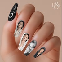 Image 1 of BTS PARK JIMIN NAIL DECALS 