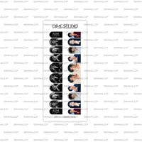 Image 3 of BTS KIM NAMJOON RM NAIL DECALS 
