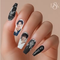 Image 1 of BTS KIM NAMJOON RM NAIL DECALS 