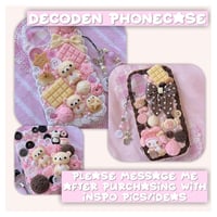 Image 2 of ⋆˚࿔ custom decoden/resin phonecases ( READ DESC )