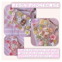 Image 4 of ⋆˚࿔ artist pick decoden/resin phonecases ( READ DESC )