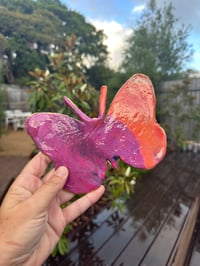 Image 2 of Butterflies + Flower Wall Sculptures