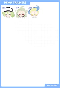 Image 5 of [★] PKMN Trainer Keychains & Sticker (58 designs)