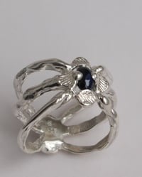 Image 1 of sapphire spider ring