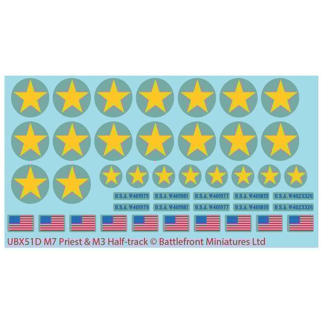 US Mid War Decal Set (USO213)