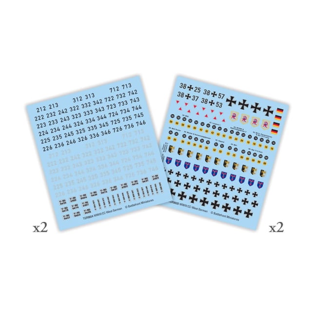 West German Checkpoint Charlie Decal Set (TGR960)