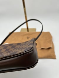 Image 9 of Louis Vuitton Navona Damier Ebene Canvas Bag
