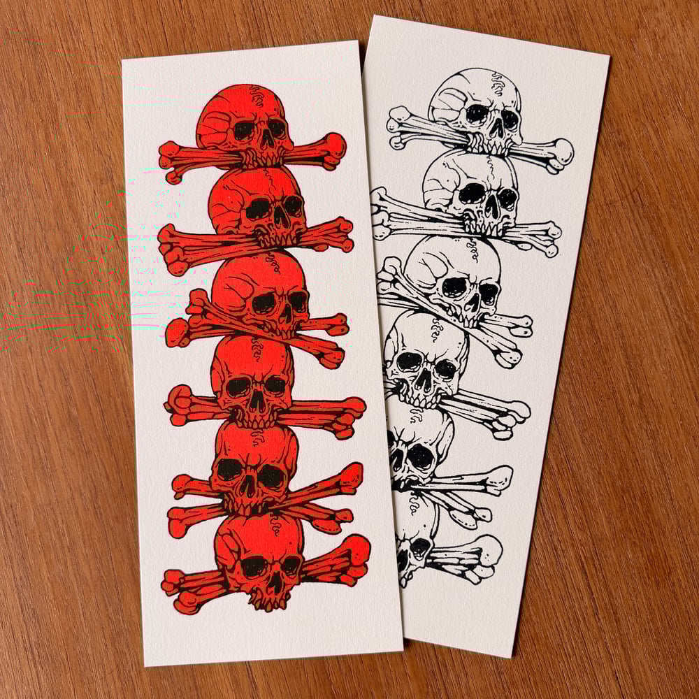 Skulls Riso Print 