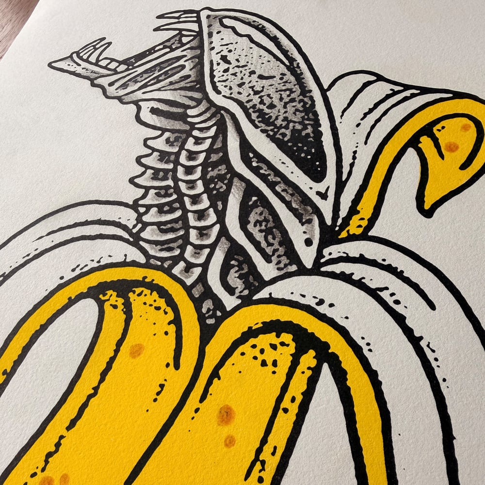 Bananomorph Riso Print 