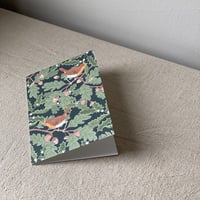 Holly & Robins Greetings Card 