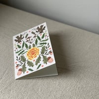 Autumn Forage Greetings Card 