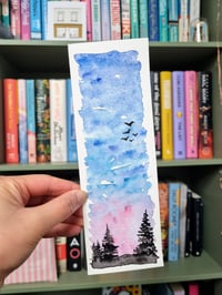 Hand-painted Bookmark - Hope in the Sky