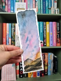 Hand-painted Bookmark - There is No More Rain