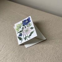 Mini Hellebore Trio A7 Greetings Card 