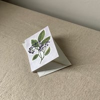 Mini Purple Berries A7 Greetings Card 