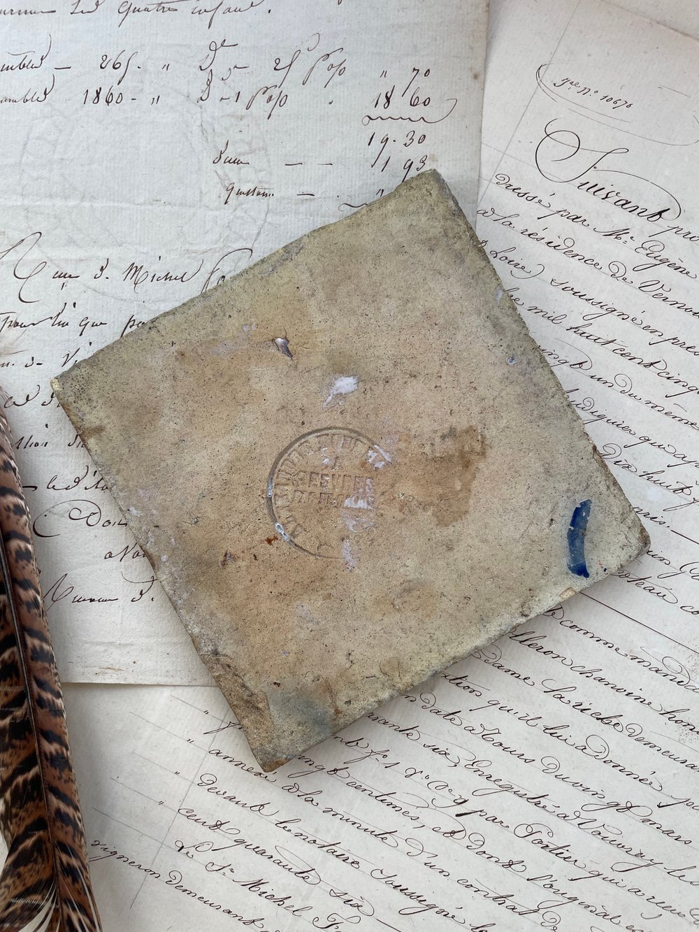 Image of Old French Tile 