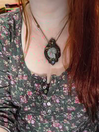 Image 2 of Ammonite sea witch pendant 