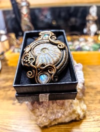 Image 3 of Ammonite sea witch pendant 