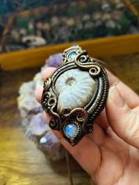 Image 4 of Ammonite sea witch pendant 