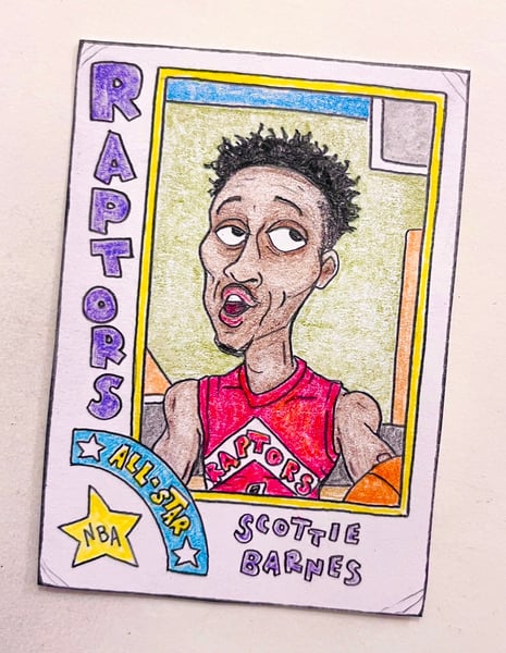 Image of Original pencil artwork—Scottie Barnes