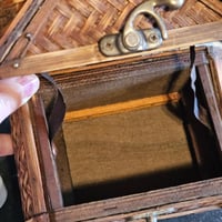 Image 3 of Altar Box for Manifesting, Charging, Spellwork and Intention Setting - Wood House Box