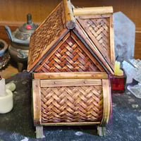 Image 7 of Altar Box for Manifesting, Charging, Spellwork and Intention Setting - Wood House Box