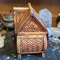 Image 9 of Altar Box for Manifesting, Charging, Spellwork and Intention Setting - Wood House Box