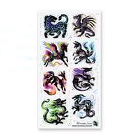 Image 1 of Chromatic Mythic Beasts Sticker Sheet