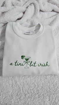 a tini bit irish sweater