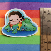 Image 2 of Croco Floaty Mini Sticker