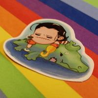 Image 4 of Croco Floaty Mini Sticker