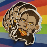 Image 2 of Chibi Crocodile Mini Sticker