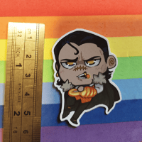 Image 3 of Chibi Crocodile Mini Sticker