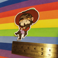Image 3 of Chibi Mihawk Mini Sticker
