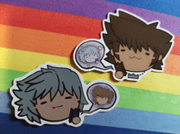 Image 1 of Connecting Hearts - Sora and Riku Mini stickers