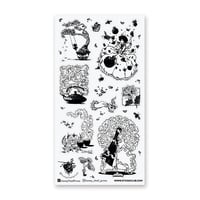 Image 1 of Whimsical Tea Time Sticker Sheet