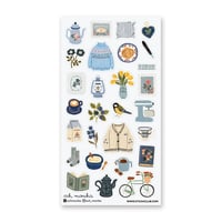 Image 1 of Sweater Weather Joy Sticker Sheet