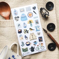 Image 2 of Sweater Weather Joy Sticker Sheet