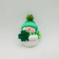 Image 3 of St. Patrick’s Day Snowmen Magnets