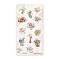 Image 1 of Watercolor Bouquets Sticker Sheet
