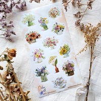 Image 2 of Watercolor Bouquets Sticker Sheet