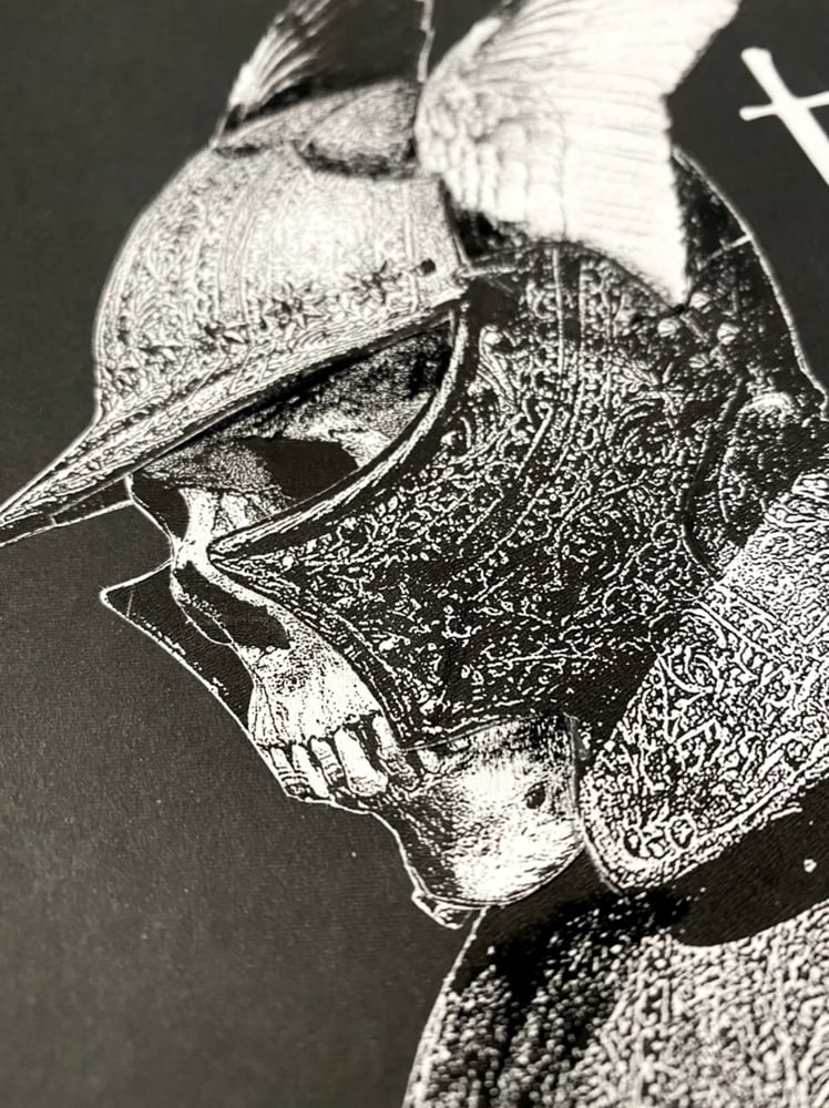 Image of 'winged helmet II' original collage