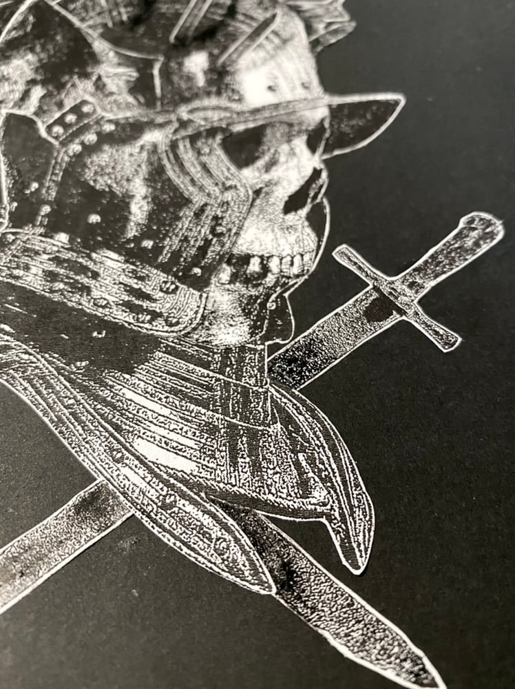 Image of 'winged helmet III' original collage