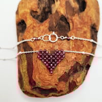 Mozambique Garnet Heart