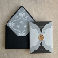 Image 1 of Alba laser cut vellum jacket for 5x7 inches card PACK of 10