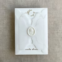 Image 6 of Alba laser cut vellum jacket for 5x7 inches card PACK of 10