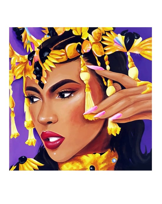 Image of A Temptation Vibe (Acrylic Painting)